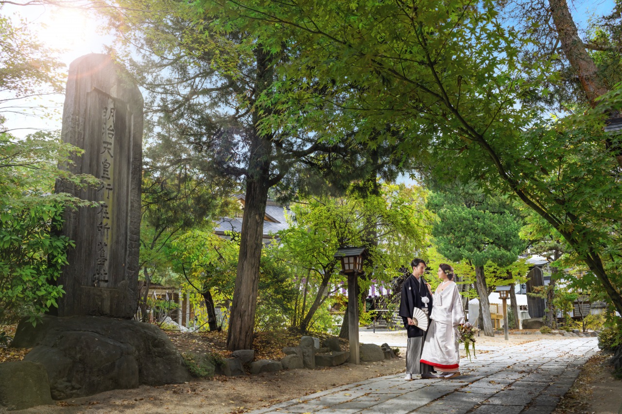 「四柱神社」と「松本城」が徒歩圏内